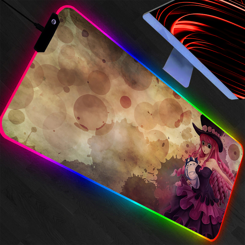 Rgb Mousepad - แผ่นรองเมาส์ RGB ขนาดใหญ่ แบบชิ้นเดียว สำหรับเกมเมอร์ คีย์บอร์ด