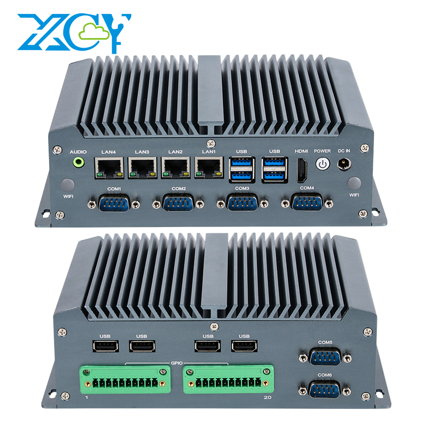Intel Cpu Core I7 - มินิพีซีอุตสาหกรรมไร้พัดลม XCY X77 ใช้ซีพียู Intel Core