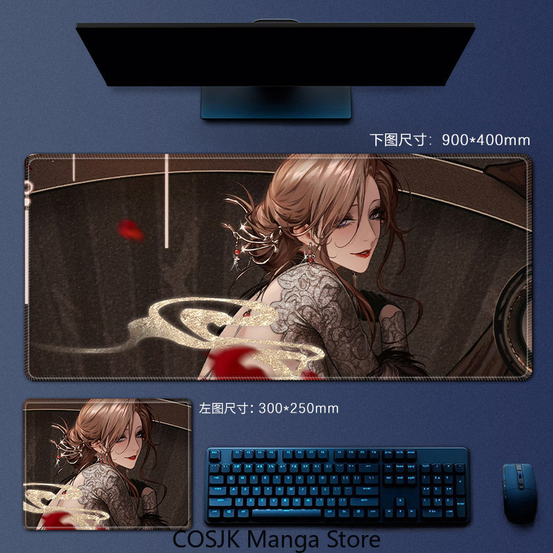 Japan Pc Gaming - แผ่นรองเมาส์อนิเมะ Path to Nowhere ขนาดใหญ่ แผ่นรองโต๊ะเกมมิ่งกันลื่น