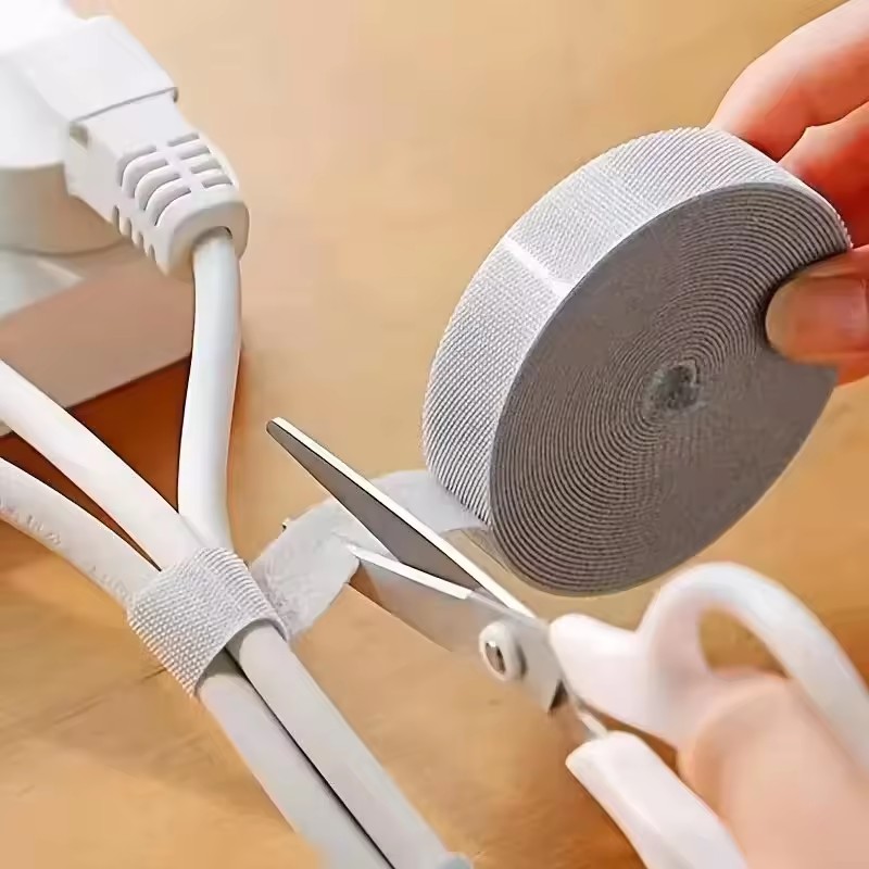 Cable Management Sleeve - 1/5M สายจัดเก็บสายเคเบิล สายรัดจัดการสายไฟ เทปพันสายหูฟัง สายเมาส์ สายรัดจัดการสายไฟ