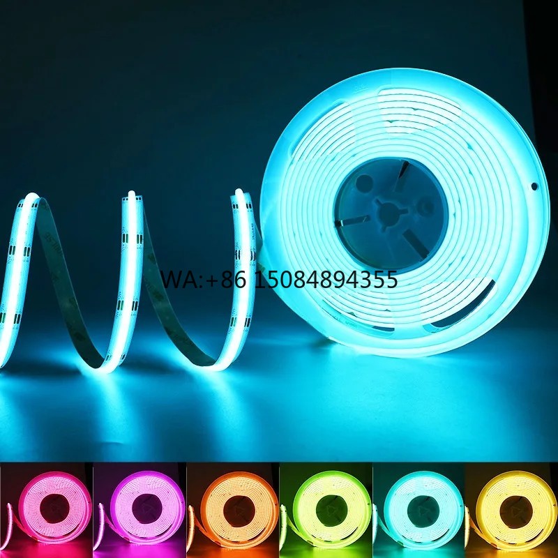 Rgb Light Strip - ไฟ LED แบบม้วน FCOB RGB ปรับความสว่างได้