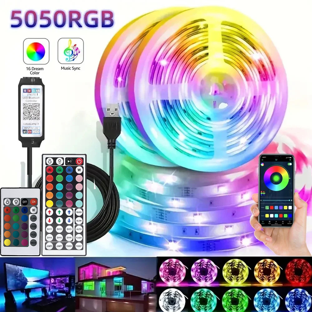 Rgb Light Strip - ไฟ LED RGB อัจฉริยะสำหรับเล่นเกม แถบไฟ USB