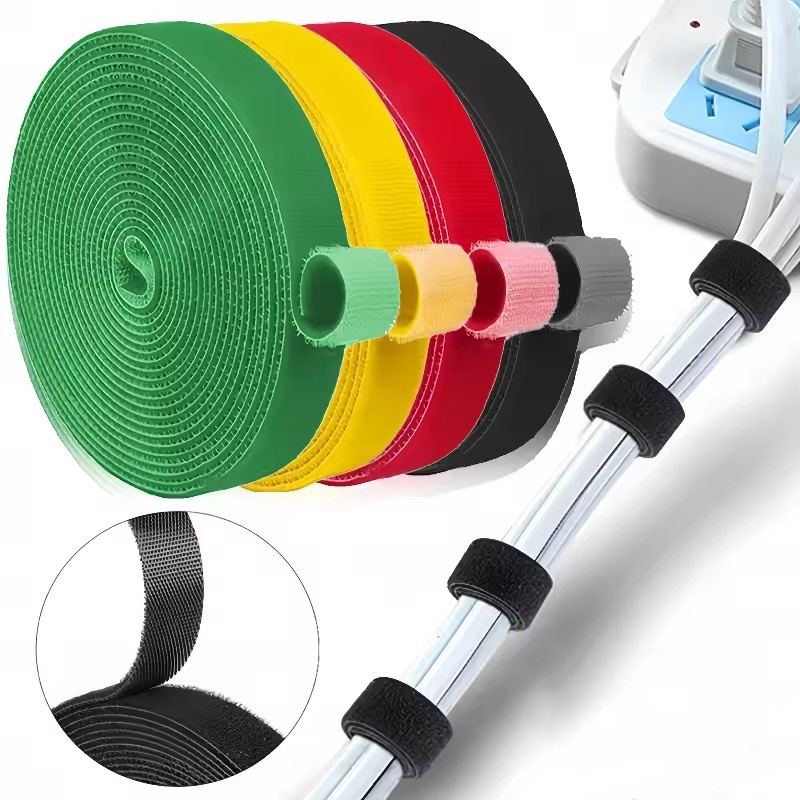 Cable Management Sleeve - 1/5M สายการจัดการสายเคเบิลลวด Winder เทปหูฟังเมาส์การจัดการสายไฟ TIES Protector
