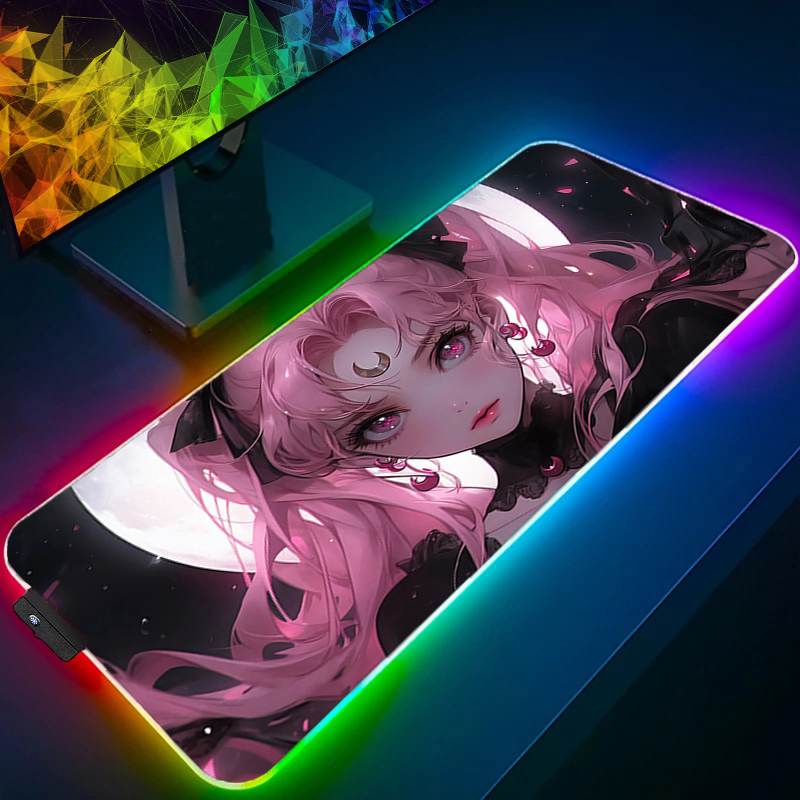 Rgb Mousepad - แผ่นรองเมาส์ RGB ขนาดใหญ่ แผ่นรองเมาส์ LED สำหรับเกมเมอร์