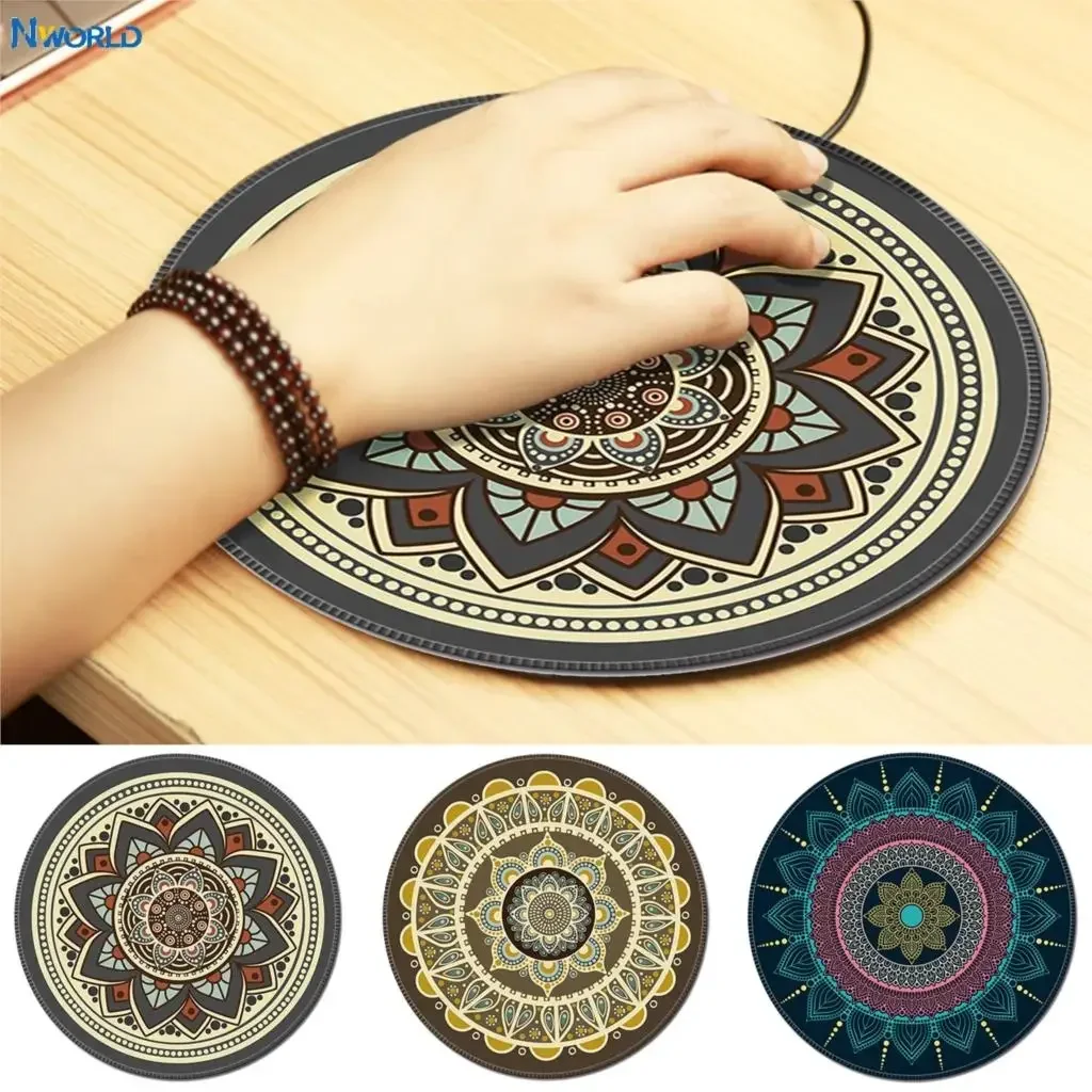 Pc Gaming Cs2 - Nworld Vintage Bohemian รอบคอมพิวเตอร์ 3D พรมแผ่นรองเม้าส์