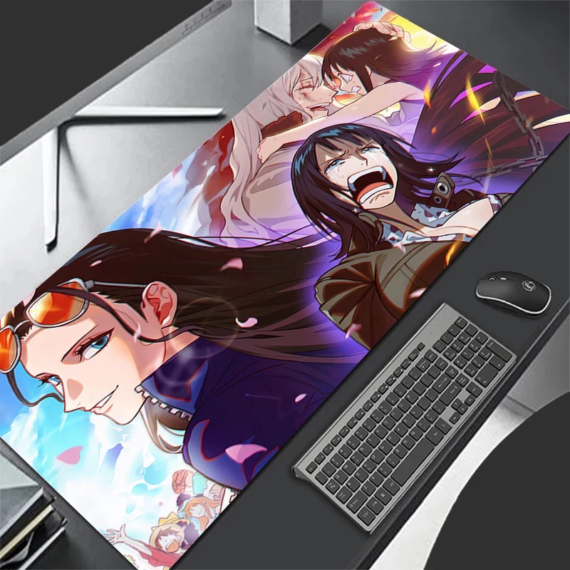 Pc Gaming Notebook - แผ่นรองเมาส์ลายอนิเมะสาวญี่ปุ่นสุดเซ็กซี่ สีม่วง สำหรับเกมเมอร์ แผ่นรองเมาส์น่ารัก ลาย O-one