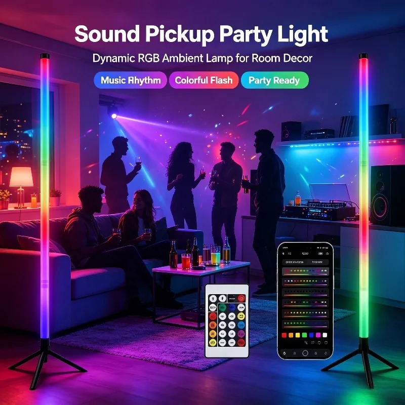 Rgb Light Strip - โคมไฟตั้งพื้น RGB ขนาด 120 ซม. 2