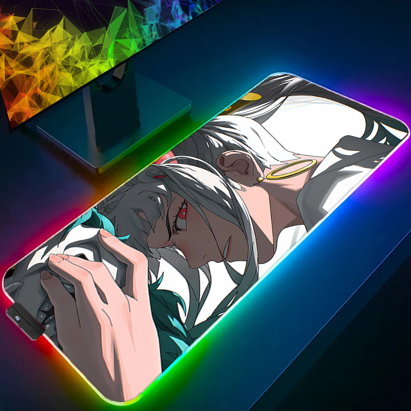 RGB LED Mouse Pad โต๊ะทํางาน O - Rgb Mousepad บทวิจารณ์และราคา