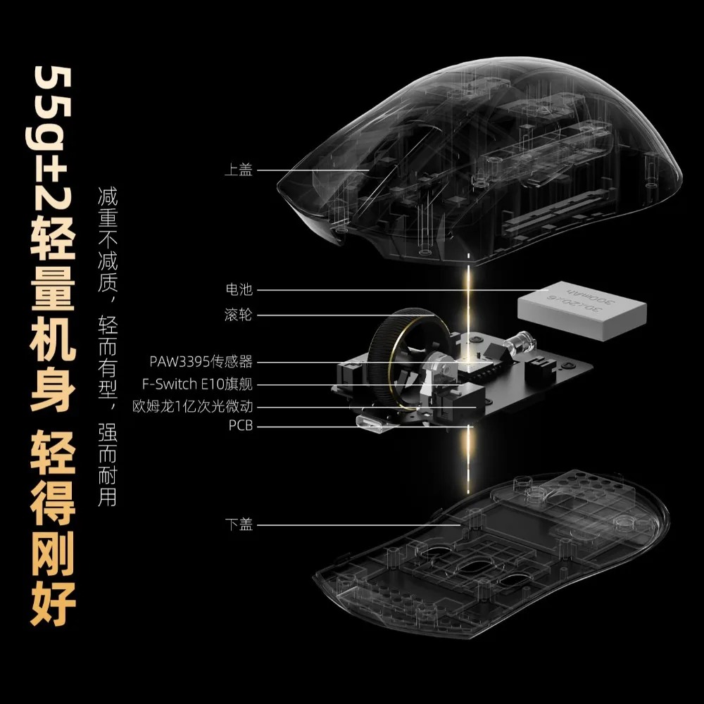 เมาส์ไร้สาย ZERO3 คาร์บอนไฟเบอ - Pc Gaming Cs2 บทวิจารณ์และราคา
