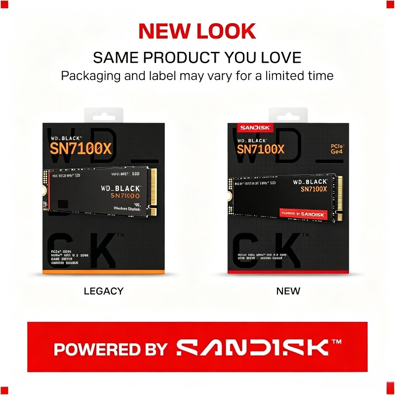 WD BLACK SN7100X NVMe SSD 1TB/ - Pc Gaming Ps5 บทวิจารณ์และราคา