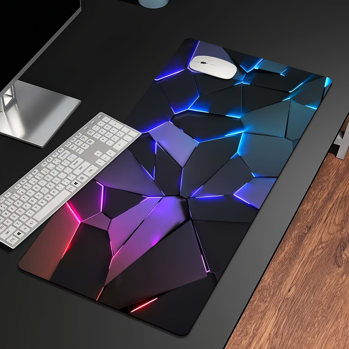 แผ่นรองเมาส์ลายเส้นเรขาคณิต RG - Rgb Mousepad บทวิจารณ์และราคา