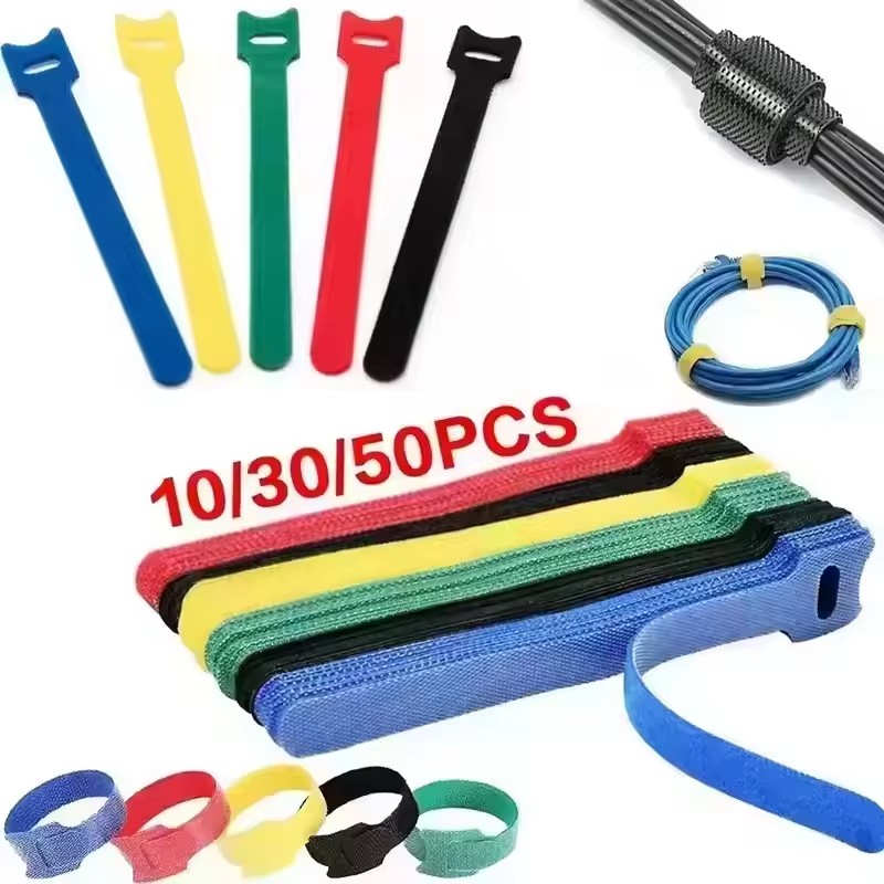 10/30/50PCS สาย USB ออแกไนเซอร - Cable Management Sleeve บทวิจารณ์และราคา