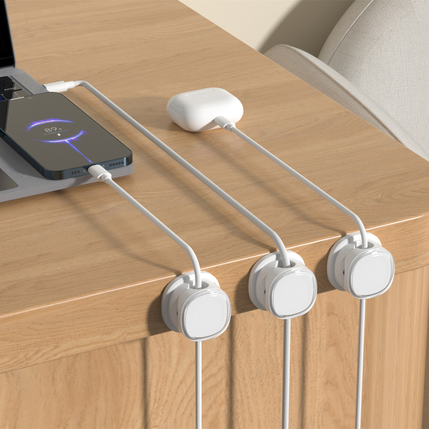 3/6/8/12PCS คลิปหนีบสายแม่เหล็ - Cable Management Sleeve บทวิจารณ์และราคา