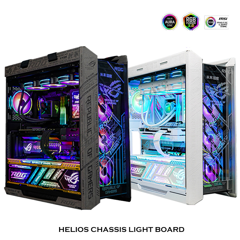 RGB กระจก PC กรณีแผ่นหลังแผงไฟ - Pc Gaming Case บทวิจารณ์และราคา
