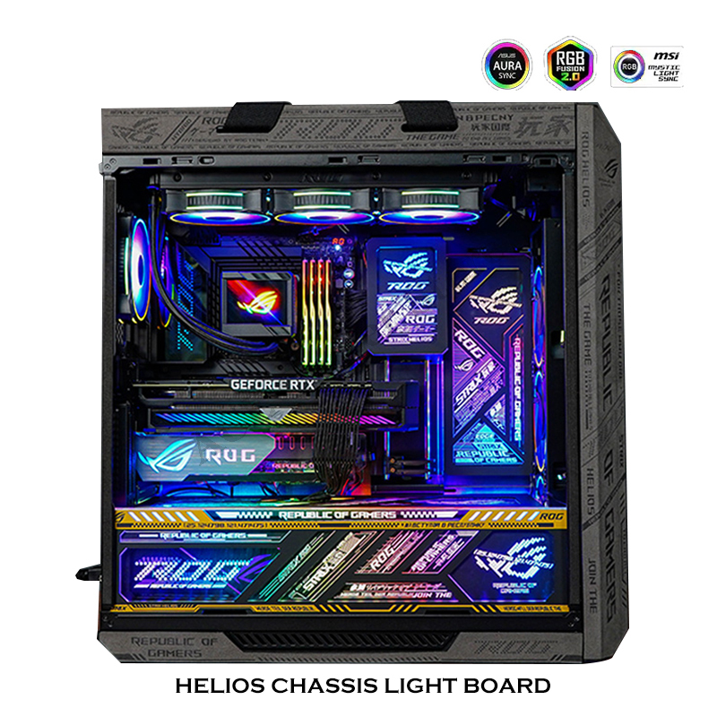 RGB กระจก PC กรณีแผ่นหลังแผงไฟ - Pc Gaming Case บทวิจารณ์และราคา