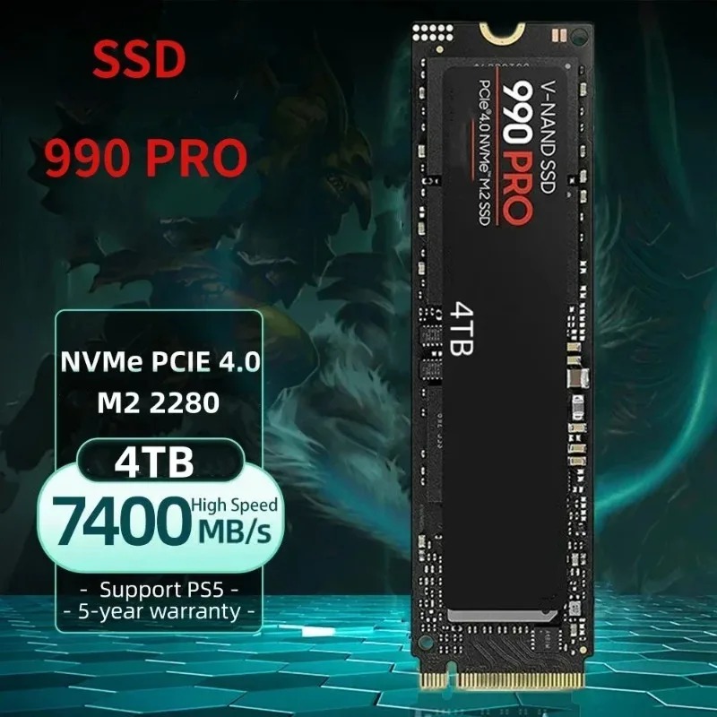 SSD NVMe แท้ 990 PRO M.2 2280  - Pc Gaming Vs Ps5 บทวิจารณ์และราคา
