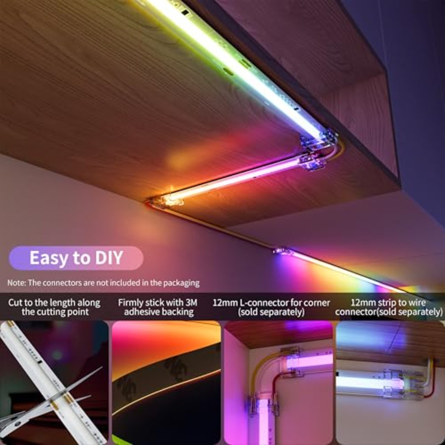 ไฟแถบ LED RGB Smart IC COB แบบ - Rgb Light Strip บทวิจารณ์และราคา