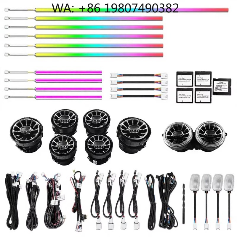 ไฟตกแต่งภายในรถยนต์ W217 W222  - Rgb Light Strip บทวิจารณ์และราคา