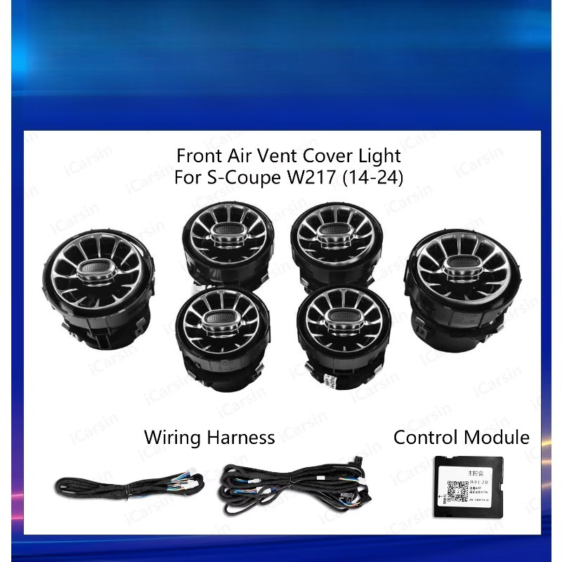 ไฟตกแต่งภายในรถยนต์ W217 W222  - Rgb Light Strip บทวิจารณ์และราคา