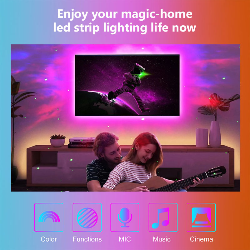 ไฟ LED แถบแสงสำหรับสมาร์ททีวี  - Rgb Light Strip บทวิจารณ์และราคา