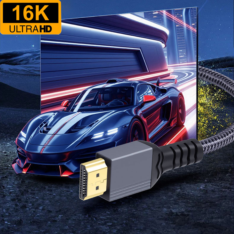 สาย HDMI 2.2 ชุบทองแบบถัก 0.5  - Pc Gaming Vs Ps5 บทวิจารณ์และราคา