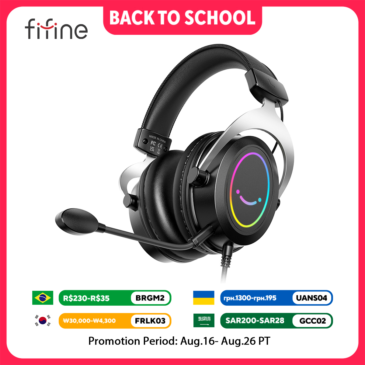 FIFINE Gaming Headpset พร้อมได - Pc Gaming Vs Ps5 บทวิจารณ์และราคา