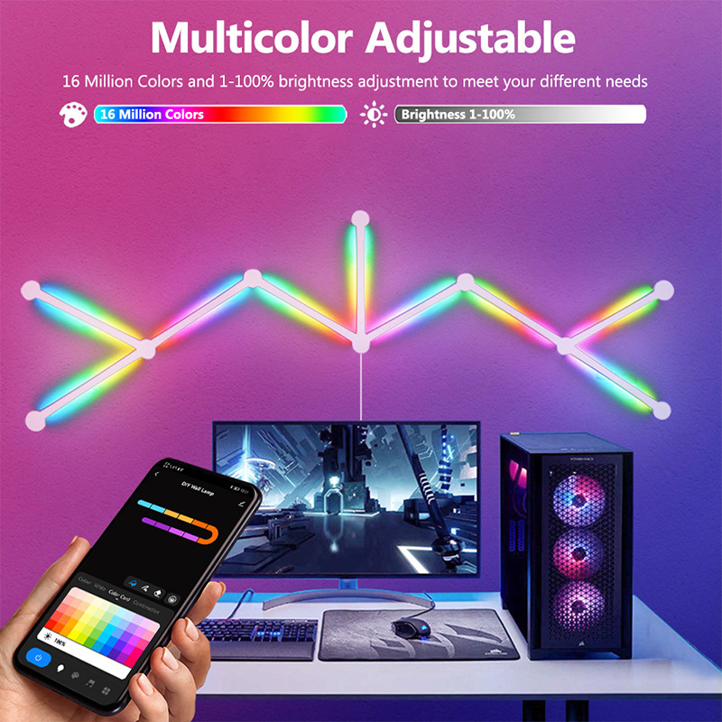โคมไฟติดผนัง RGB อัจฉริยะ, ไฟ  - Rgb Light Strip บทวิจารณ์และราคา