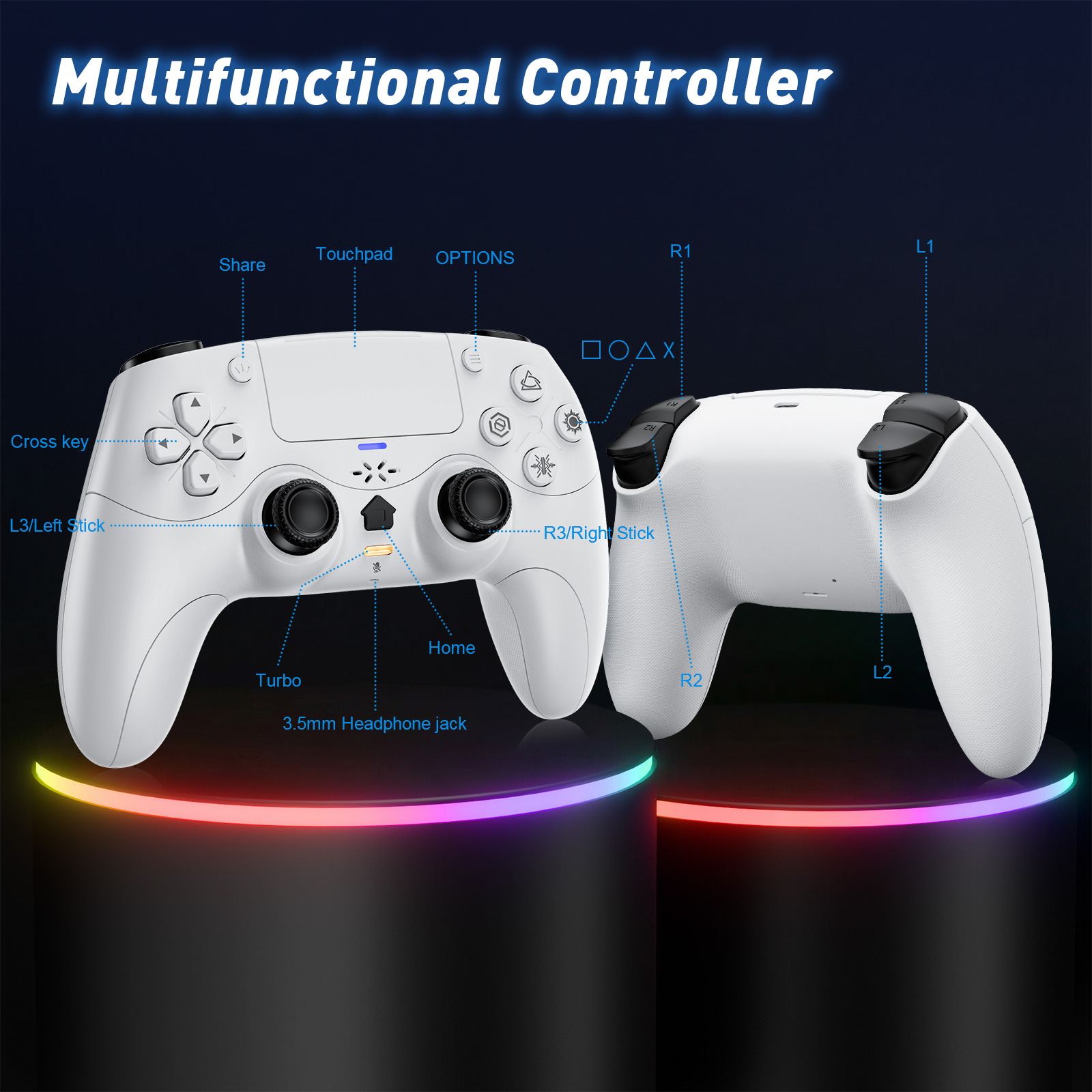จอยเกมไร้สายสำหรับ Playstation - Pc Gaming Ps5 บทวิจารณ์และราคา