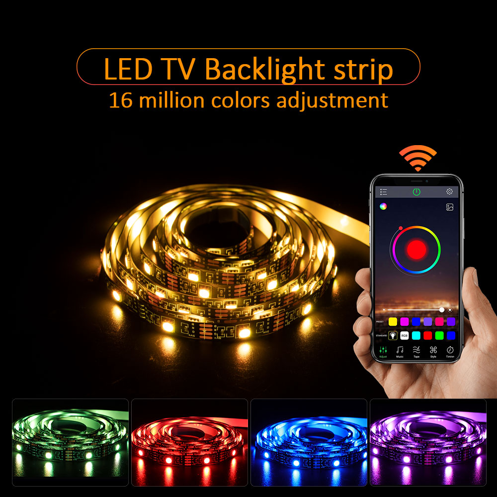 ไฟแบ็คไลท์สำหรับทีวี 5V RGB ขา - Rgb Light Strip บทวิจารณ์และราคา