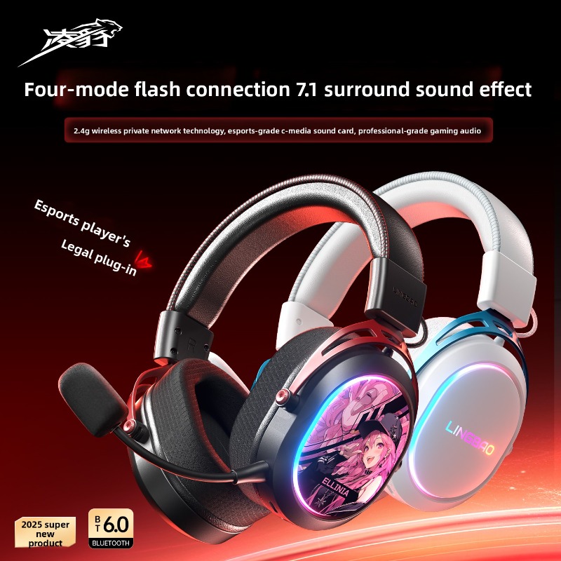 หูฟังเกมมิ่งไร้สาย Lingbao T9P - Pc Gaming Cs2 บทวิจารณ์และราคา