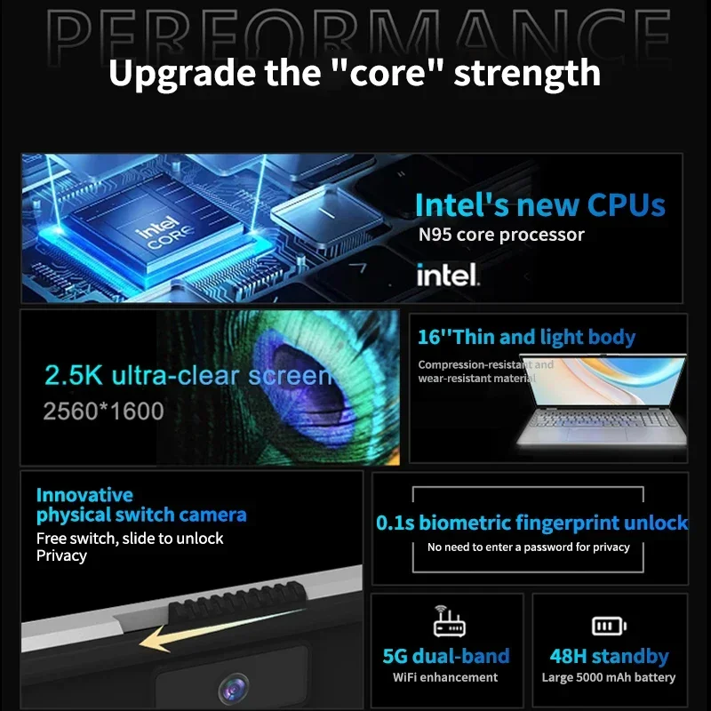 แล็ปท็อปแบรนด์ใหม่ขนาด 16 นิ้ว - Pc Gaming Notebook บทวิจารณ์และราคา