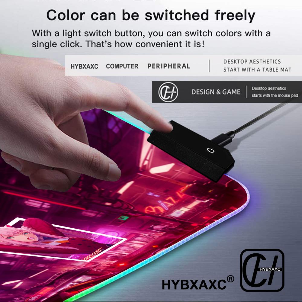 แผ่นรองเมาส์ RGB LED ลาย Zero  - Rgb Mousepad บทวิจารณ์และราคา
