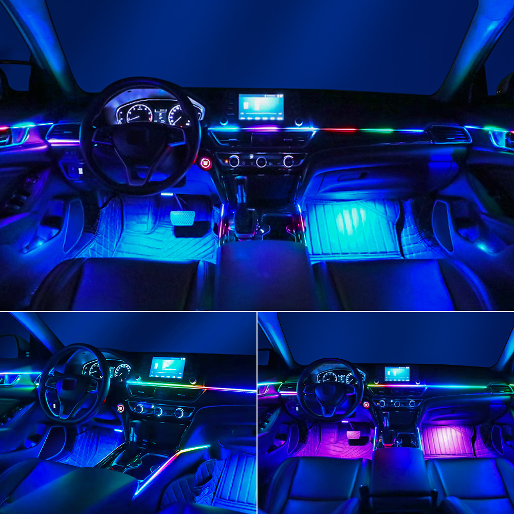 Universal LED รถ Ambient Light - Rgb Light Strip บทวิจารณ์และราคา