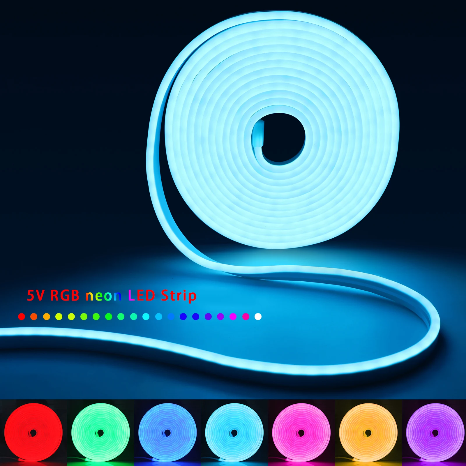ไฟนีออน LED RGB ขนาด 1-5 เมตร  - Rgb Light Strip บทวิจารณ์และราคา